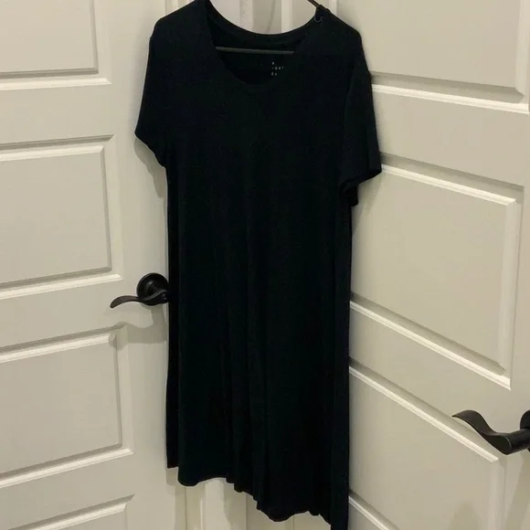 a new day t shirt dress Women's Elbow Sleeve Knit T-Shirt Dress